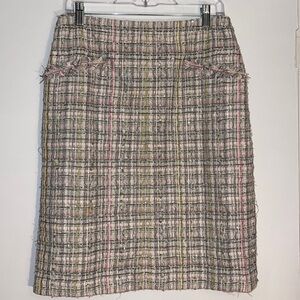 Chanel multicolor fringe tweed skirt the 2005 Spring collection 42